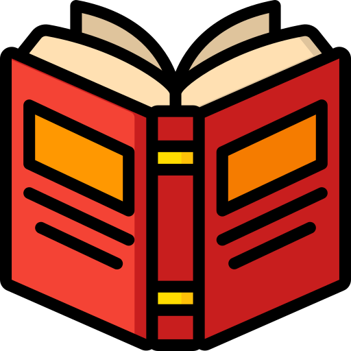 Icon of an open book